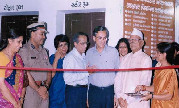 inauguration of library...